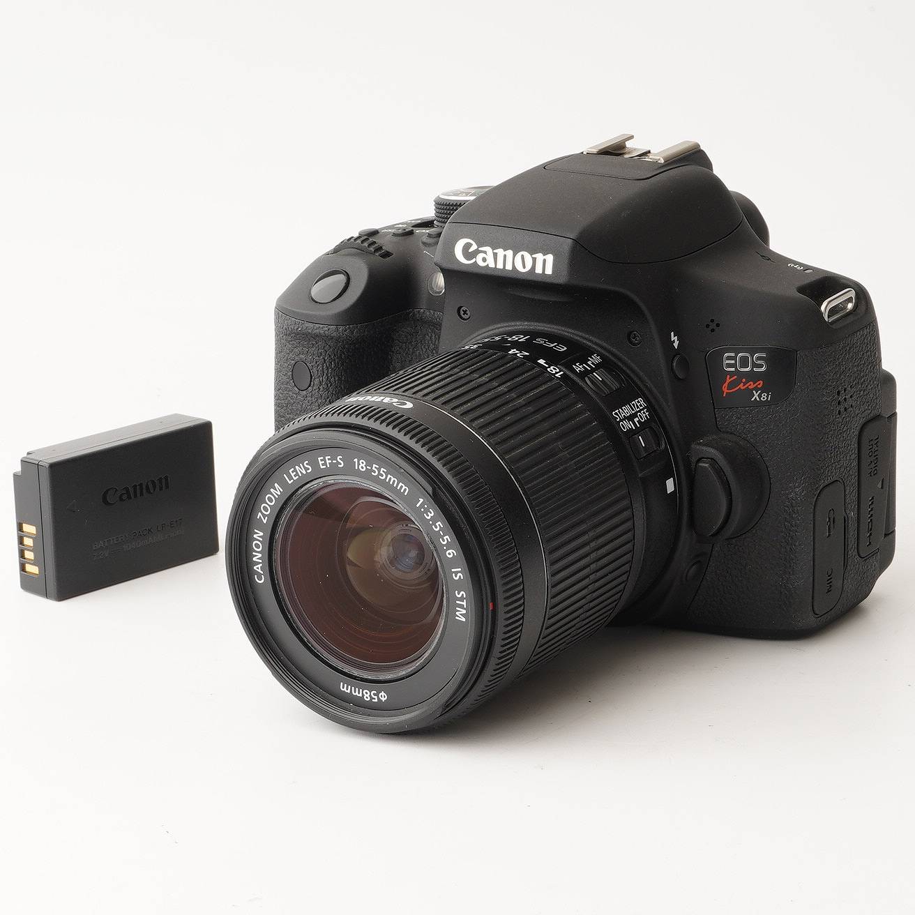 楽天市場】キヤノン eos kiss x8i ef－s18－55 is stm レンズキットの通販