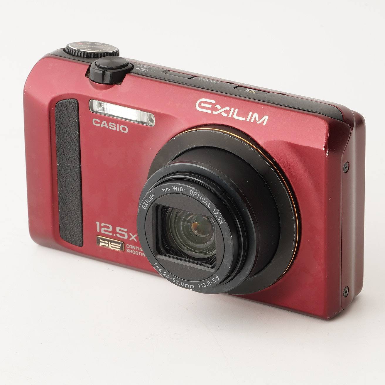 カシオ Casio EXILIM EX-ZR300 レッド 12.5x 12.5x 光学ズーム