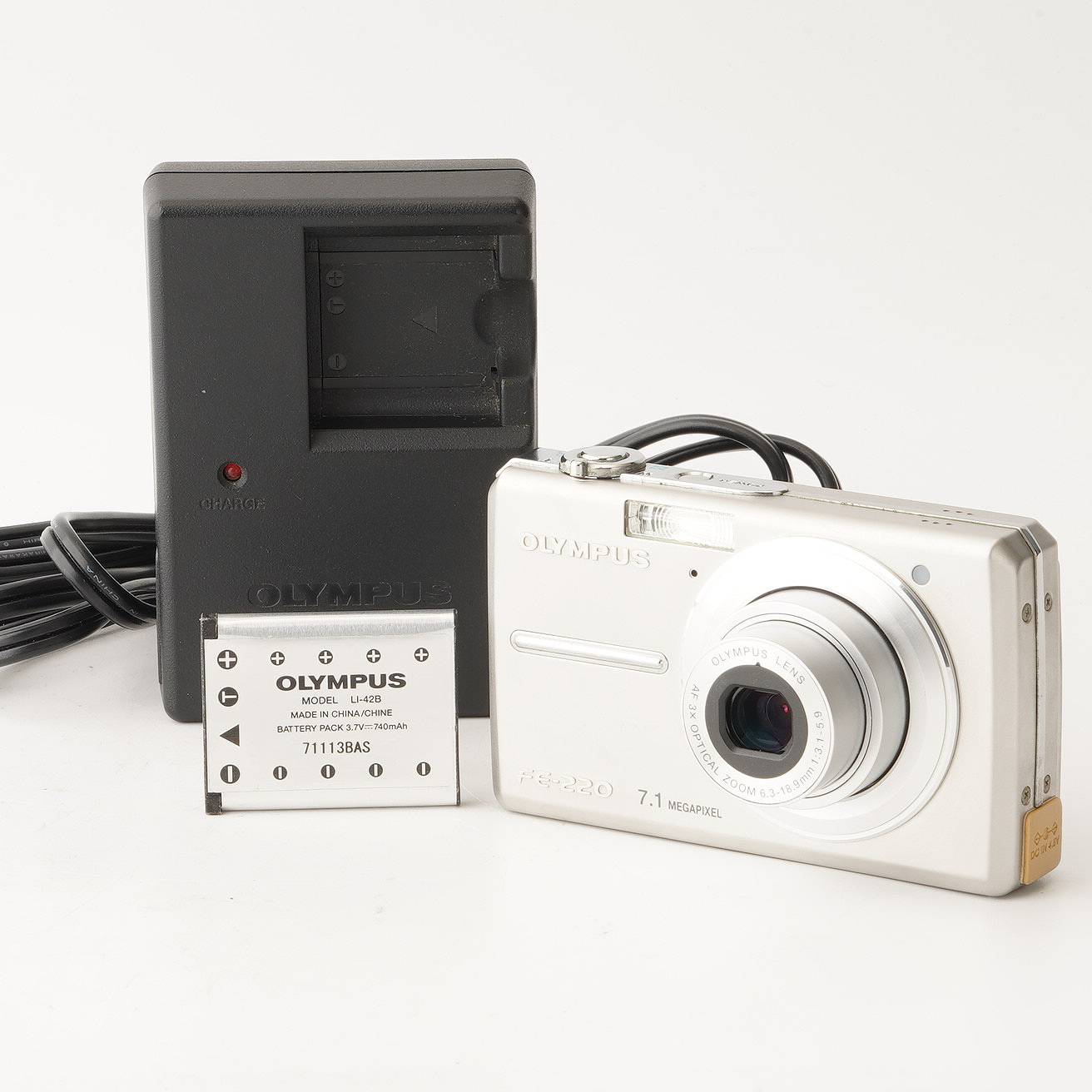 【動作保証】 オリンパス OLYMPUS FE-220 3x バッテリー付属 同梱無料 #am8356 楽天市場】OLYMPUS FE－220の通販