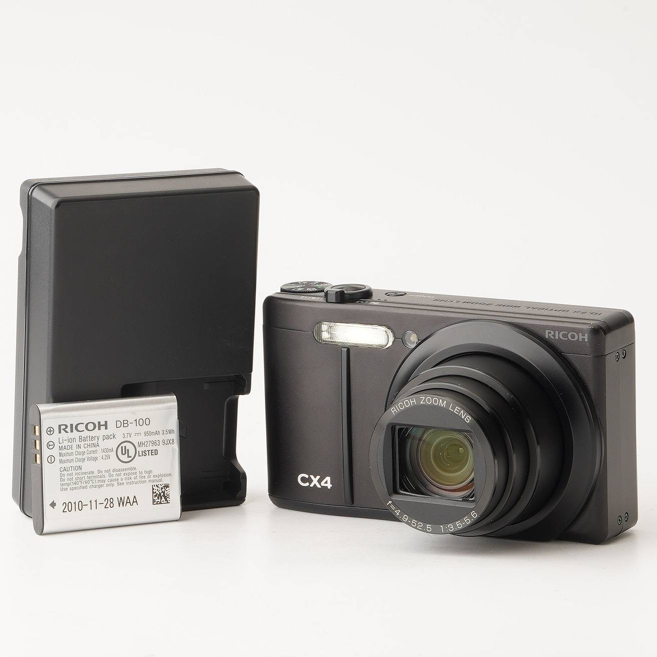 Rakuten - リコー Ricoh CX4 ブラック コンパクトデジタルカメラ