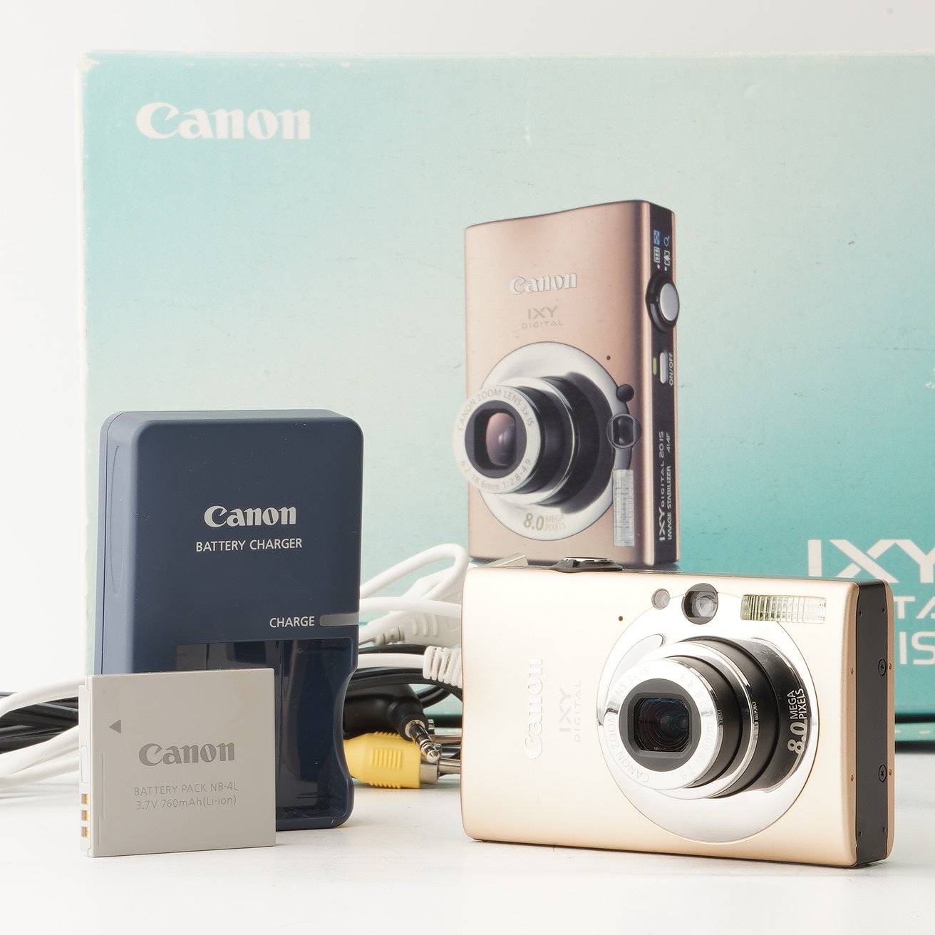 Rakuten - キヤノン Canon IXY DIGITAL 20 IS キャメル 3x 光学ズーム