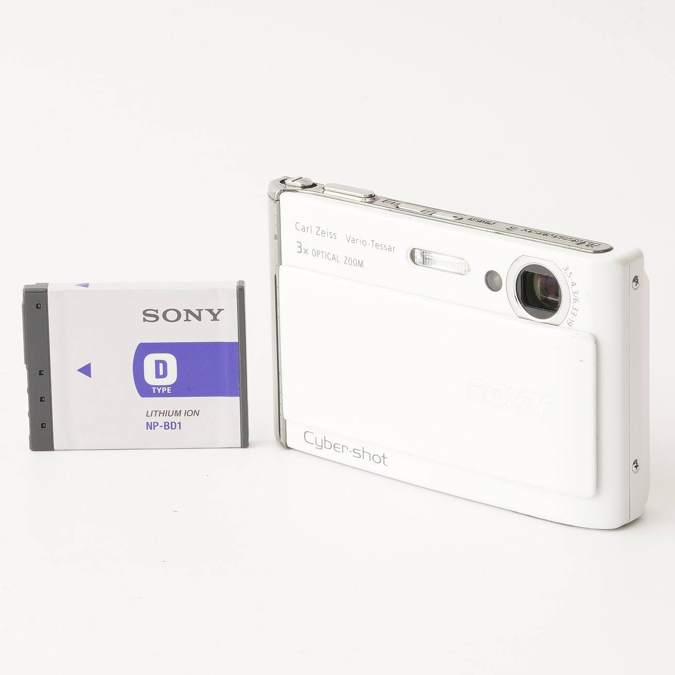 ソニー Sony サイバーショット Cyber-shot DSC-T70 ホワイト 3x 光学ズーム