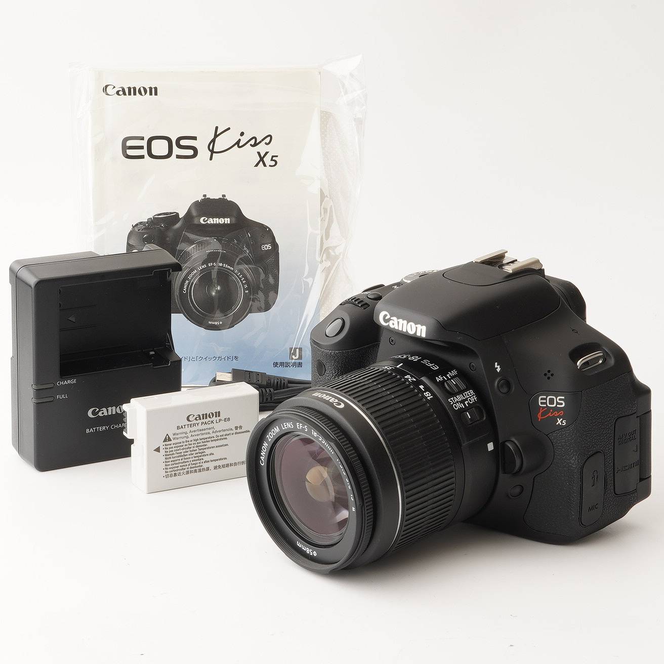 乐天商城 - キヤノン Canon EOS Kiss X5 / EF-S 18-55mm F3.5-5.6 IS II