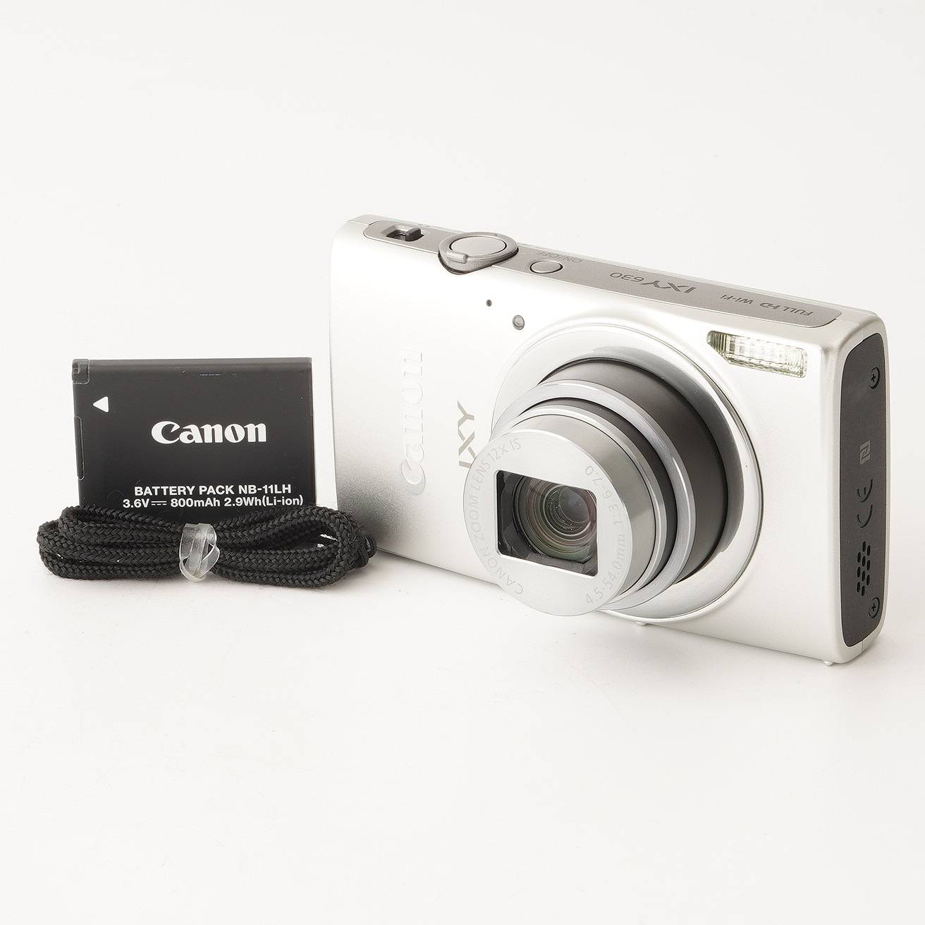 乐天商城 - キヤノン Canon IXY 630 シルバー 12x 光学ズーム