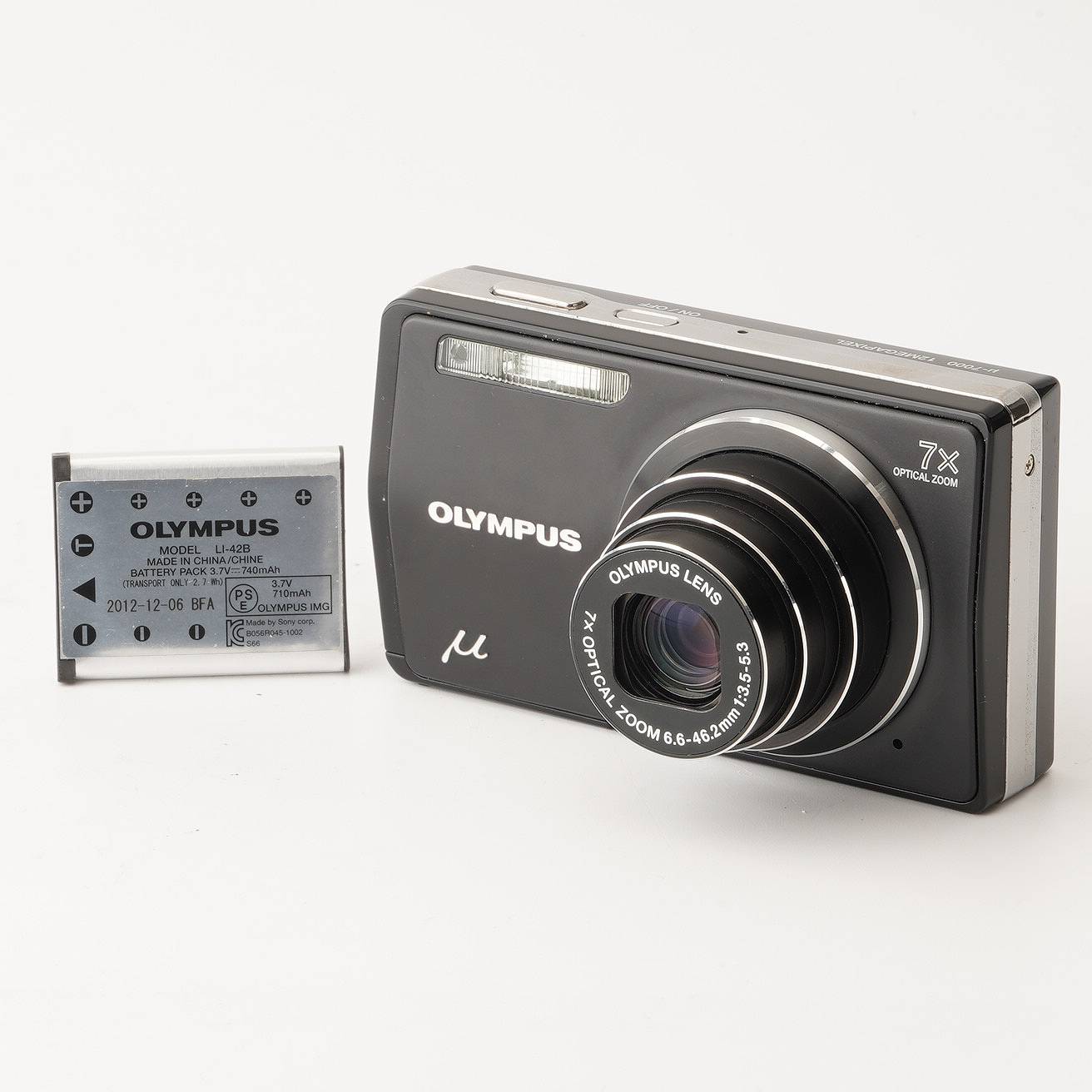 オリンパス Olympus μ mju 7000 ブラック 7x 光学ズーム
