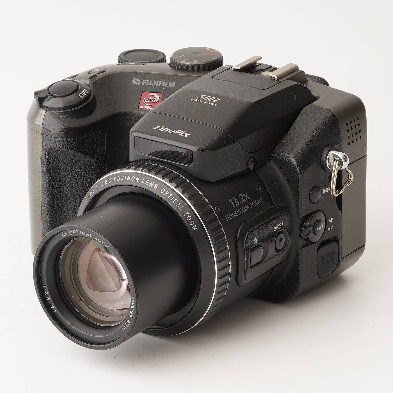 乐天商城 - 富士フイルム Fujifilm Finepix S602 ブラック 6x 光学ズーム