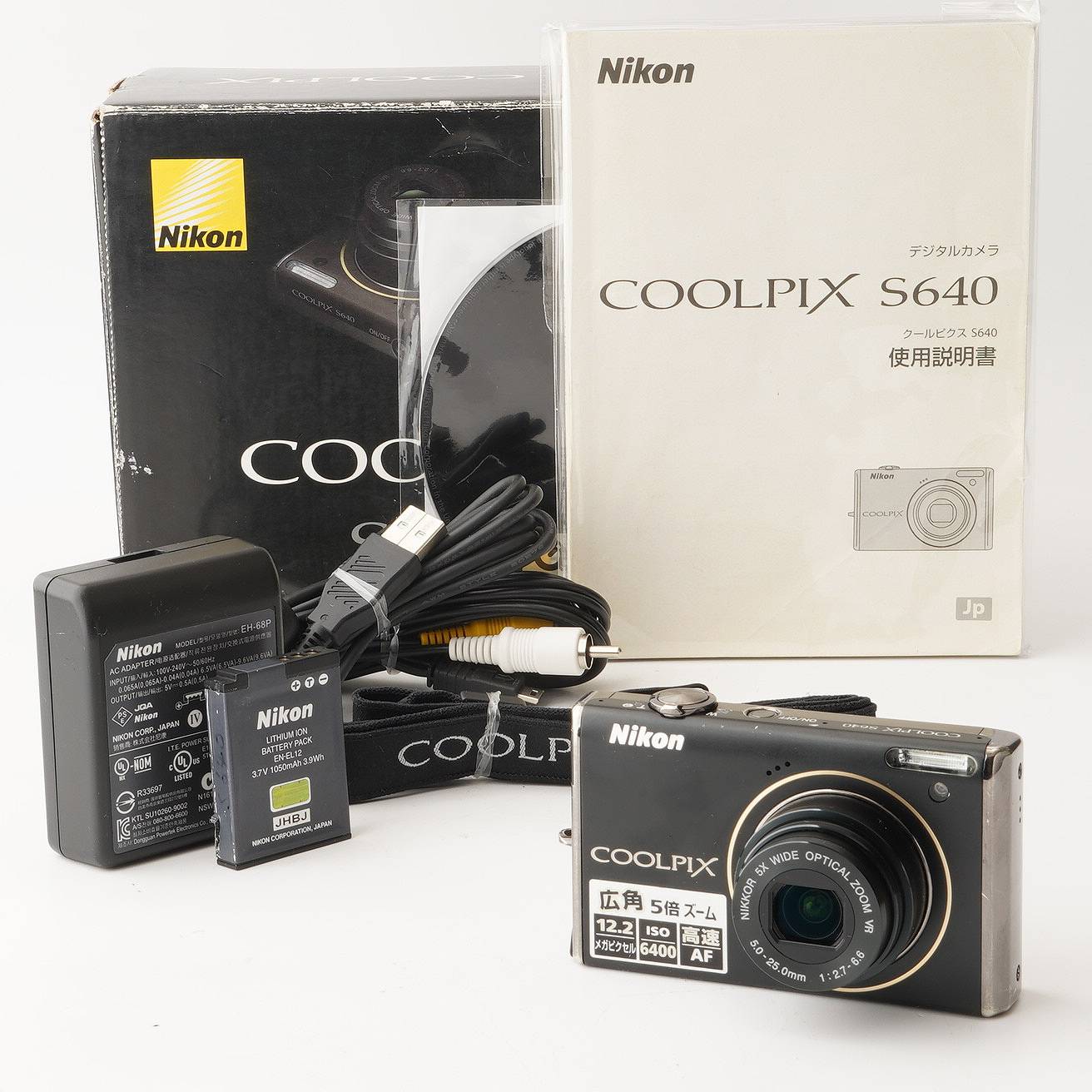 ニコン Nikon COOLPIX S640 ブラック 5x 光学ズーム