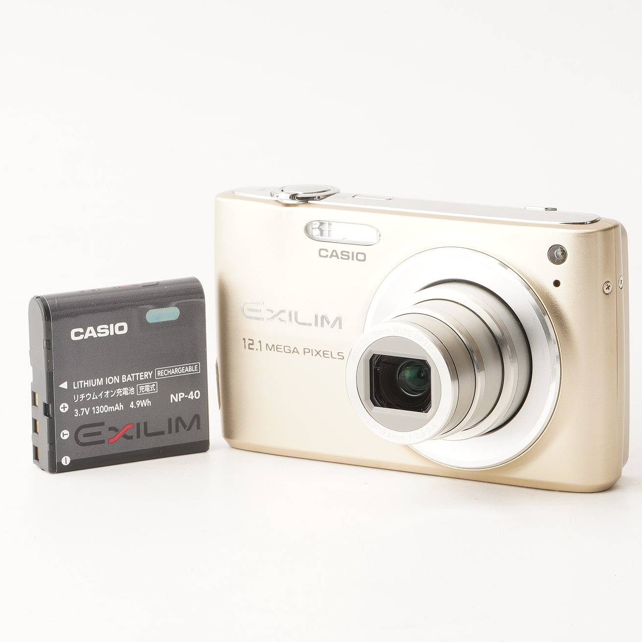 Rakuten - カシオ Casio EXILIM EX-Z400 ゴールド 4x 広角 光学ズーム