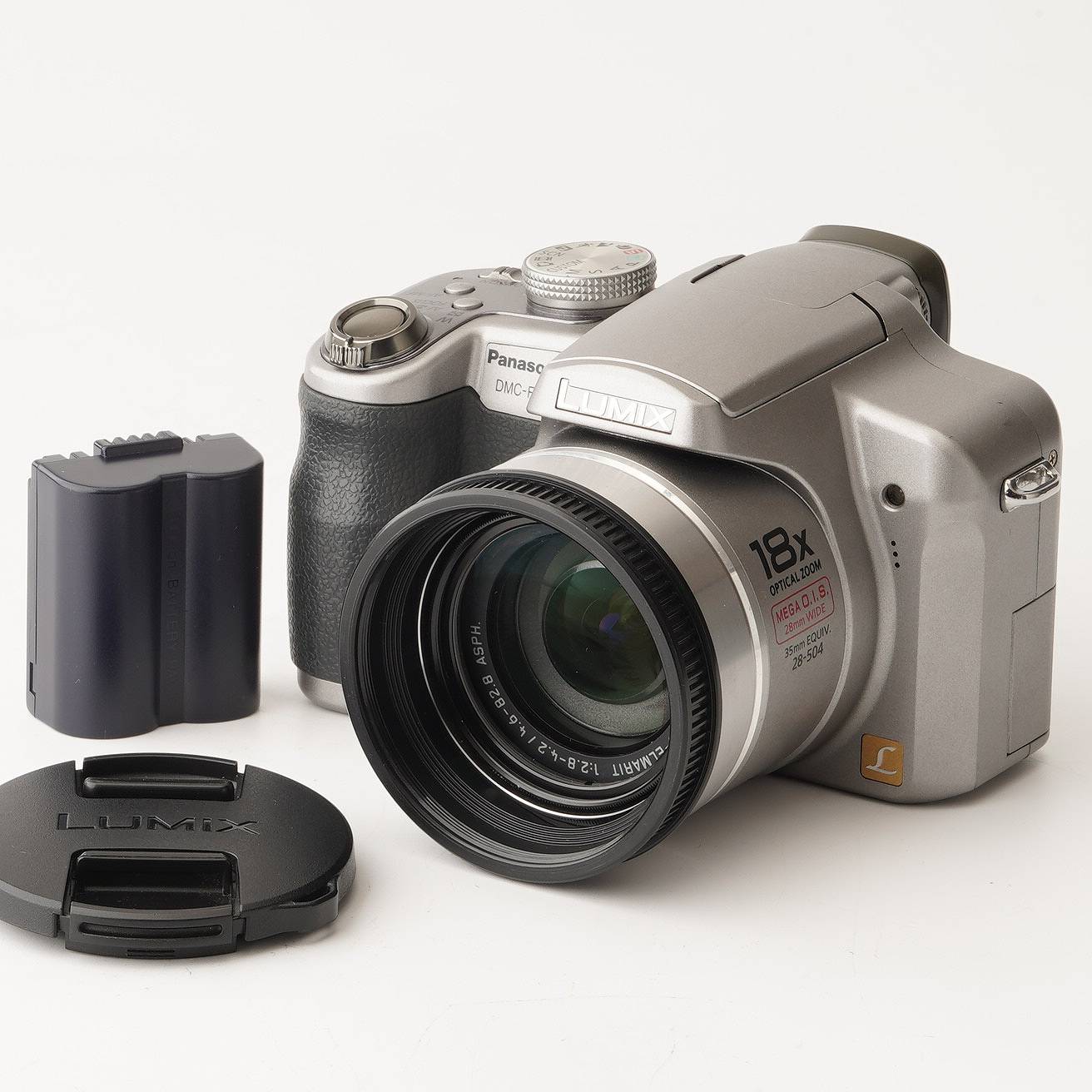 Rakuten - パナソニック Panasonic LUMIX DMC-FZ18 シルバー 18x 光学ズーム