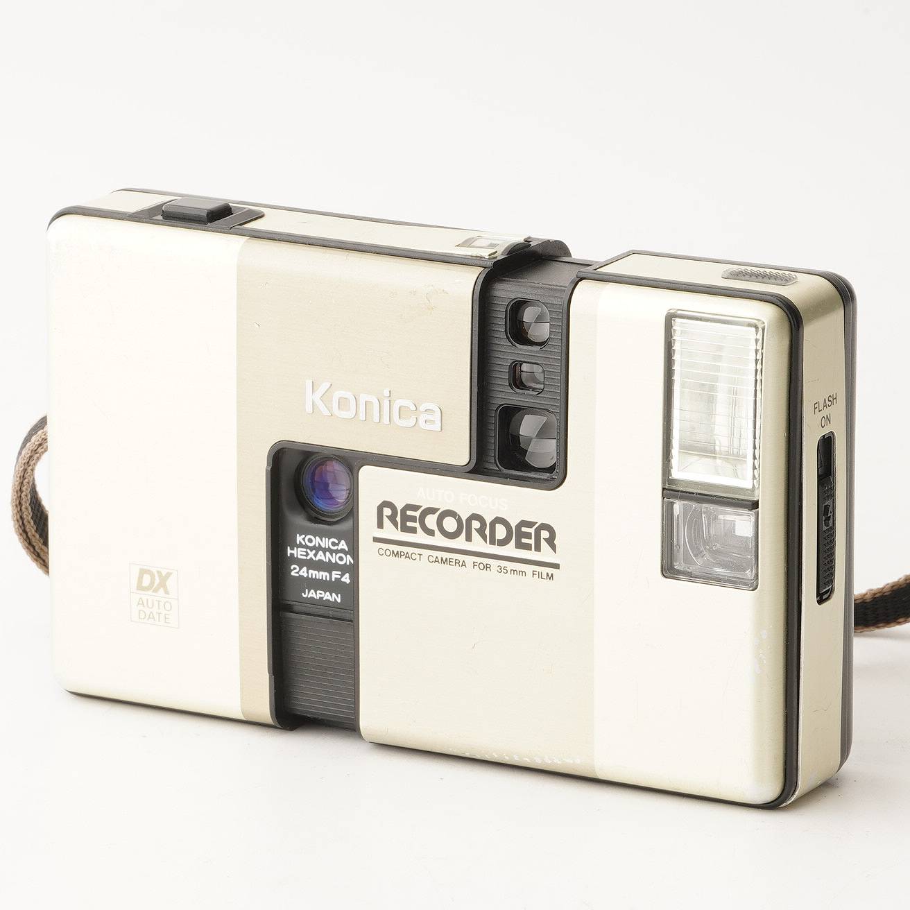 コニカ Konica Auto Focus Recorder レコーダー Hexanon 24mm F4 ゴールド ハーフ