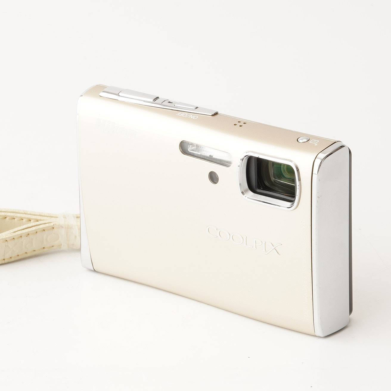 乐天商城 - ニコン Nikon COOLPIX S52 ベージュゴールド コンパクトデジタルカメラ