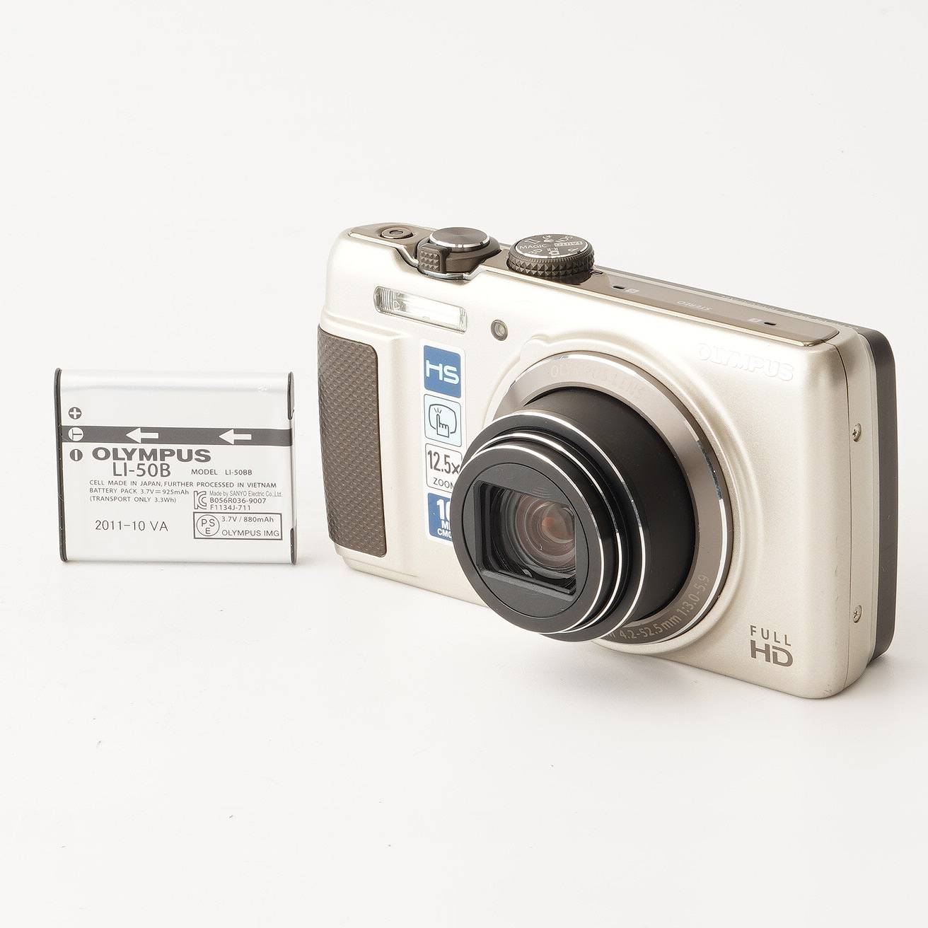 乐天商城 - オリンパス Olympus SH-21 シャンパンゴールド 12.5x 光学ズーム