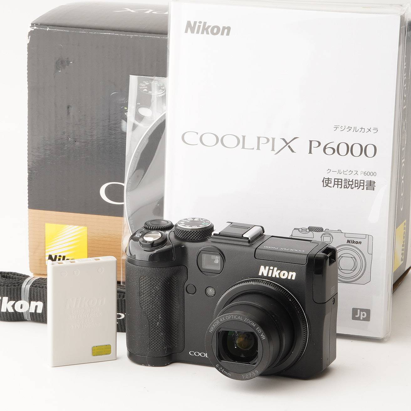 乐天商城 - ニコン Nikon COOLPIX P6000 4X 光学ズーム ED VR