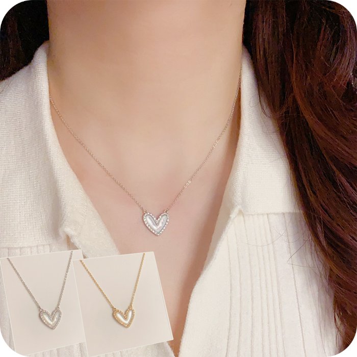 乐天商城 - [ナチュメイプル] ネックレス 14kメッキ ハート モチーフ ペンダント プチプラ アクセ 女性用 45cm レディース 誕生日プレゼント 女友達 女性 母の日ギフト2026