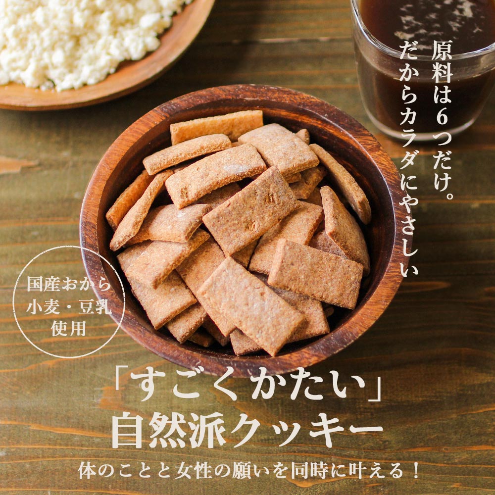 10％OFF！ すごくかたい マクロビ 豆乳おからクッキー 3kg（500g×6袋） おからクッキー 硬い おからクッキー 訳あり 硬い クッキー ダイエット お菓子 訳あり ダイエット クッキー 硬いクッキー ダイエットクッキー おやつ 大容量 ダイエット食品 送料無料 TSG