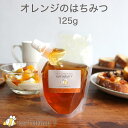 オレンジのはちみつ 125g 送料無料 100%純粋 キャップ付き スタンドパック 袋パッケージ 蜂蜜 抗菌作用