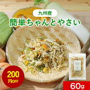 【指定商品2点で10%OFFクーポン】【200円OFFセール】乾燥野菜 国産 ミックス 簡単ちゃんとやさい 5種ミックス 60g ( 大根 ごぼう キャベツ か...