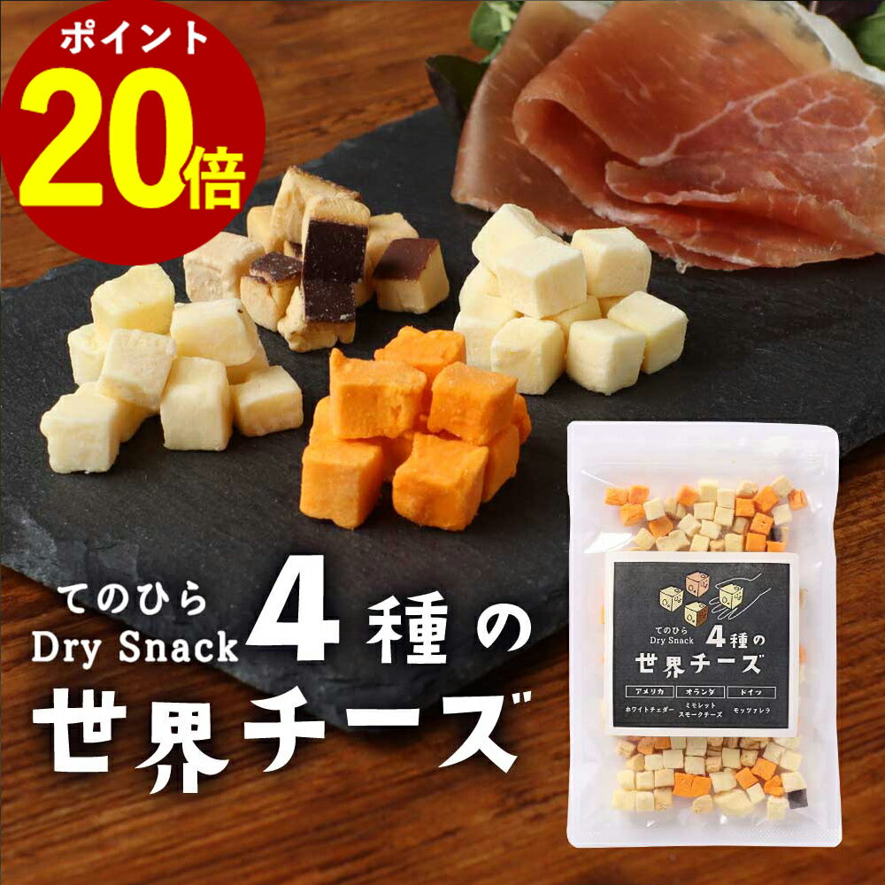 【ポイント20倍】チーズ 詰め合わせ ドライチーズ 4種 8