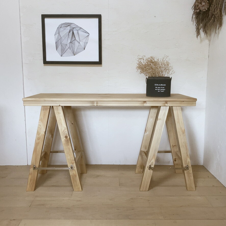 折りたたみ テーブル フォールディングテーブル 作業台 パソコン ワークショップ ディスプレイ レジ台 おしゃれ 木製 木 持ち運び ブラウン 茶色 ナチュラル 韓国インテリア カフェ オーダー サイズ変更 日本