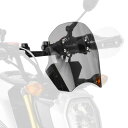 ZETA エクスプローラーウィンドシールド ユニバーサル ハンドル径22.2mmバー用 (ブレースが無いハンドルバー用)