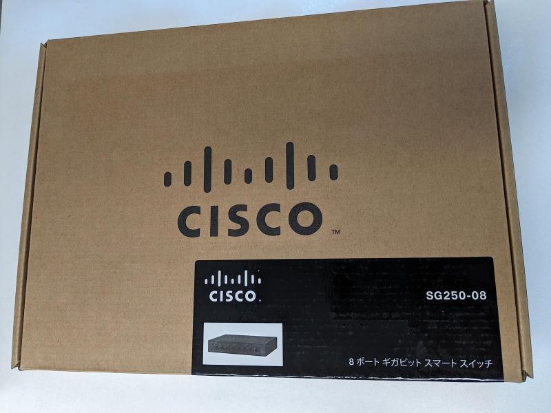 【Cisco】 SG250-08 8ポートギガビットスマートスイッチ