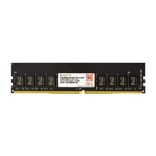v-color デスクトップPC用メモリ DDR4-2666MHz PC4-21300 8GB(8GBx1枚) U-DIMM 1.2V CL19 iMS TD48G26S819K v-color デスクトップPC用メモリ DDR4-2666MHz PC4-21300 8GB(8GBx1枚) U-DIMM 1.2V CL19 iMS TD48G26S819K