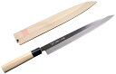 郷右馬允義弘 上作シリーズ 安来鋼白2号 柳刃包丁 300mm 白鞘付 JCHC-300Y