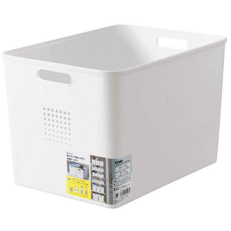 不動技研 シューノ L ホワイト 約幅26×奥行き36×高さ24cm F2618