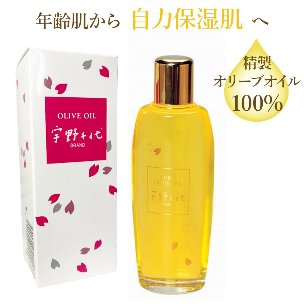 【宇野千代ブランド】 美容オリーブオイル 80ml | 濃厚タイプ 保湿 美容液 美容オイル 宇野千代 宇野千代オイル 宇野千代BRAND オリーブオイル オリーヴオイル 赤ちゃん 新生児 無添加 無香料 無着色 防腐剤 敏感肌 乾燥肌 ニキビ 送料無料 毛穴 毛穴ケア 高保湿 顔 全身