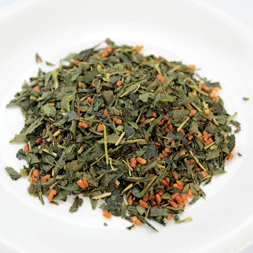 中井通夫のこだわり有機玄米茶120gメール便可/有機宇治茶日本茶緑茶コシヒカリ/