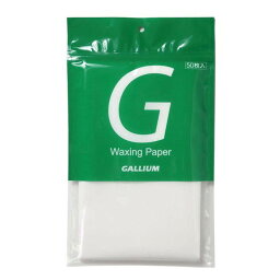 GALLIUM ガリウム ワクシングペーパー (50枚入り) [TU0198] ホットワクシング スノーボード スノボ スキー メンテナンス チューンナップ
