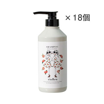 凜恋(リンレン) シャンプー ローズ&ツバキ 520mL Daichi Miuraデザイン 18個セット