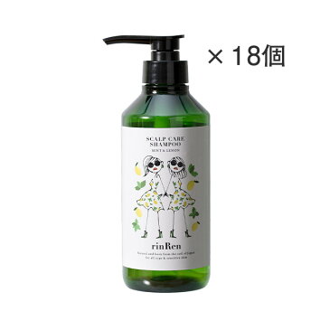 凜恋(リンレン) シャンプー ミント&レモン 400mL Daichi Miuraデザイン 18個セット
