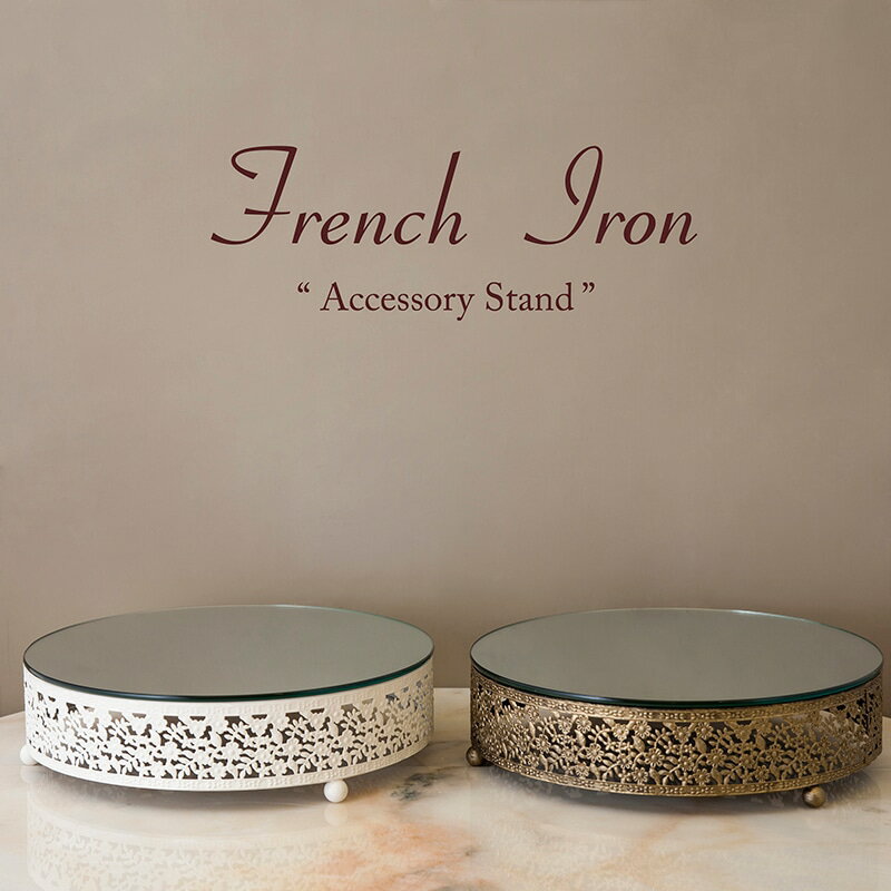 セール準備中 アクセサリートレイ ミラー フレンチアイアン