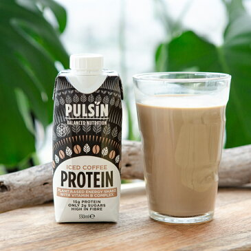 アイスコーヒー カカオマカ プロテイン エネルギーシェイク2本セット330ml×2 ICED COFFEE CACAO MACA PROTEIN ENERRGY SHAKE 栄養機能食品 ビーガン プロテインドリンク 15gプロテイン 乳製品不使用 グルテンフリー 高品質のアラビカコーヒー 高繊維質 ビタミンB群