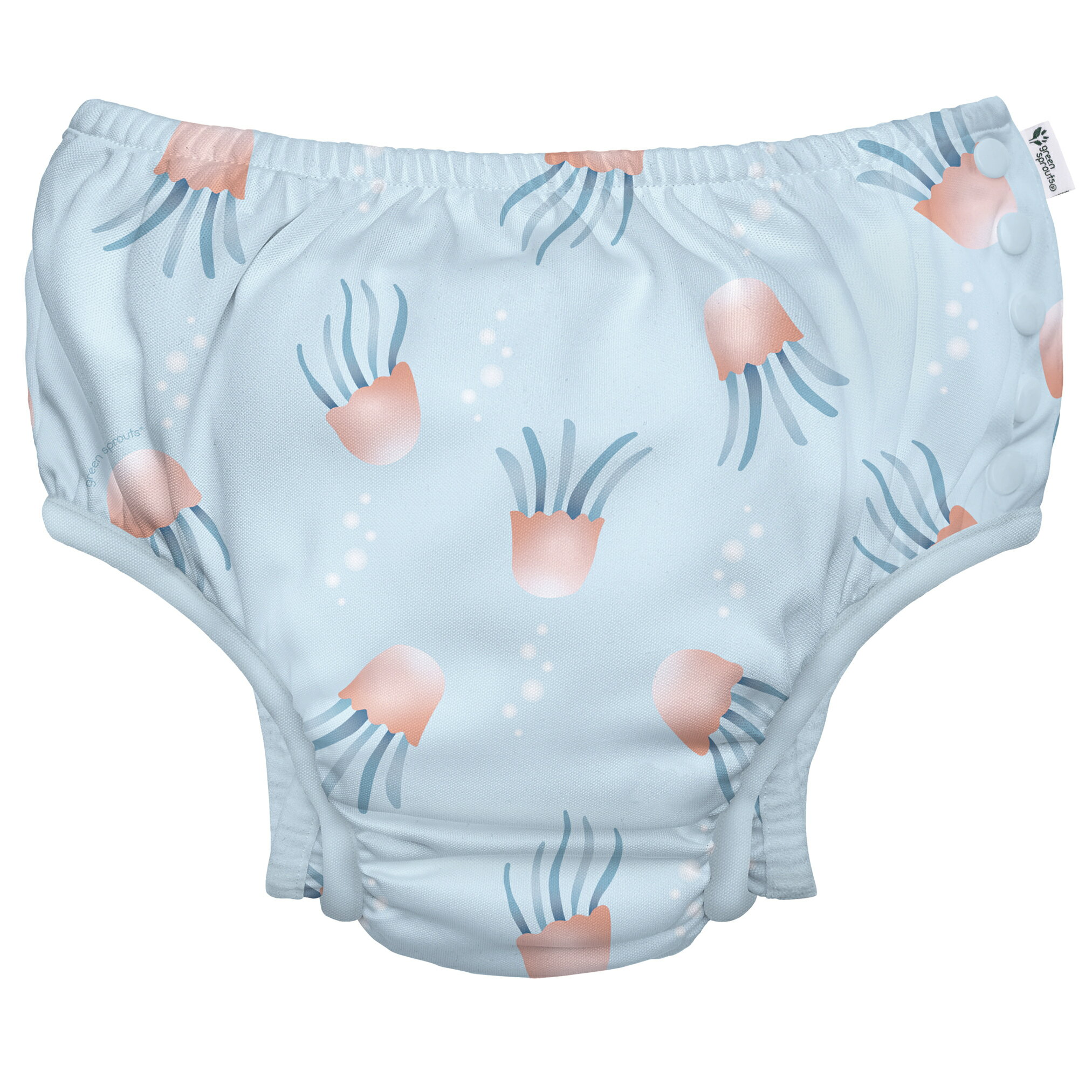 ベビー 水着 【メール便対応】 i play アイプレイ スイムパンツ Light Blue Jellyfish ライトブルージェリーフィッシュ L 12-18ヶ月 オムツ機能付き 水遊び用 パンツ おむつ 水着 水遊びパンツ 水遊び用オムツ 海 プール あす楽対応