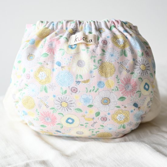 【メール便対応】 kucca クッカ 布おむつカバー マリーとメグの森の秘密基地 Sサイズ 3～7kg テープタイプ 新生児から あす楽対応