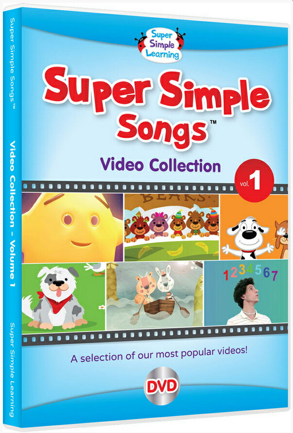 送料無料 Super Simple Songs スーパー・シンプル・ソングス ビデオ・コレクション Vol.1.2＋Halloween DVDセット 知育教材 英語 DVD あす楽対応【ナチュラルリビング】