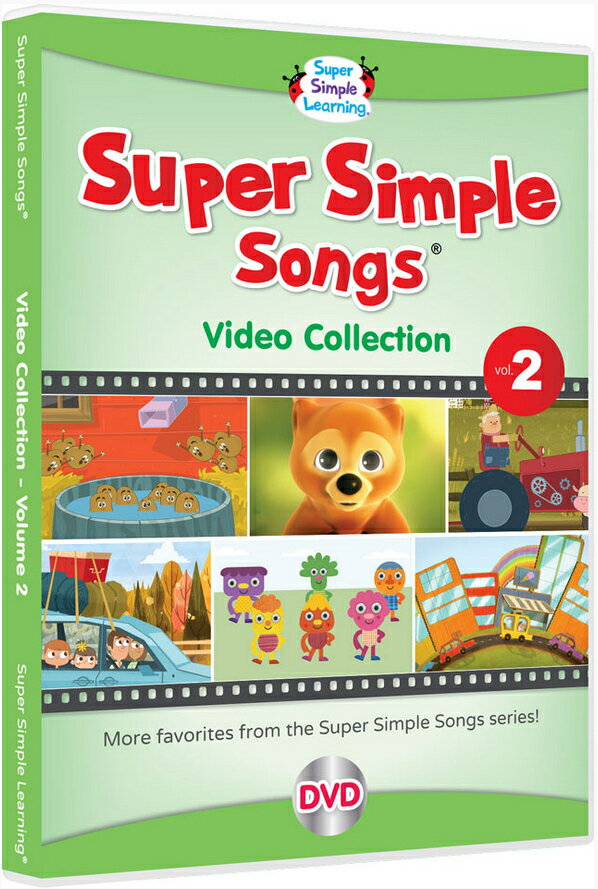 送料無料 Super Simple Songs スーパー・シンプル・ソングス ビデオ・コレクション Vol.1.2＋Halloween DVDセット 知育教材 英語 DVD あす楽対応【ナチュラルリビング】