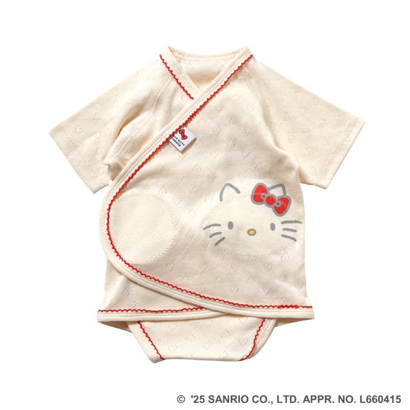 HELLO KITTY × Hoppetta ホッペッタ PATTO SATTO HADAGI パターンメッシュ 60-70cm 10mois ディモワ ハ..