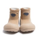 Attipas アティパス Animals Bear アニマルズベアー ベージュ 11.5cm ベビーシューズ ファーストシューズ