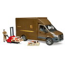 ＼全商品15倍！／【送料無料】【のし・ラッピング無料】 bruder ブルーダー Mercedes Benz UPS & フォークリフト フィギュア付き あす楽対応 2