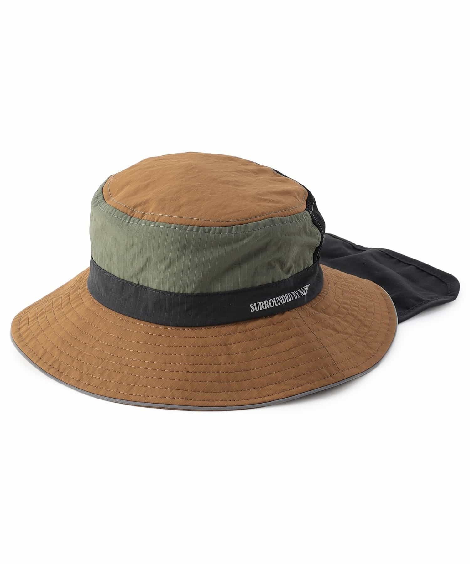 メール便対応 F.O.KIDS アウトドアハット UVカット マルチカラー2 52cm キッズ 帽子 ハット 日焼け防止..