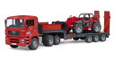 【訳あり・在庫限り・お買い得】 アウトレット bruder ブルーダー MAN トラック& Manitou テレスコープローダー MLT633 子供 男の子 働...