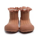 Attipas アティパス Frill フリル ローズ 13.5cm ベビーシューズ ファーストシューズ トレーニングシューズ