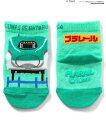 \全商品11倍以上!/【F.O正規販売店】【メール便対応】 BIT'Z プラレール 4車種ソックス グリーン 13-15cm 靴下 くるま キッズ 子ども FO...