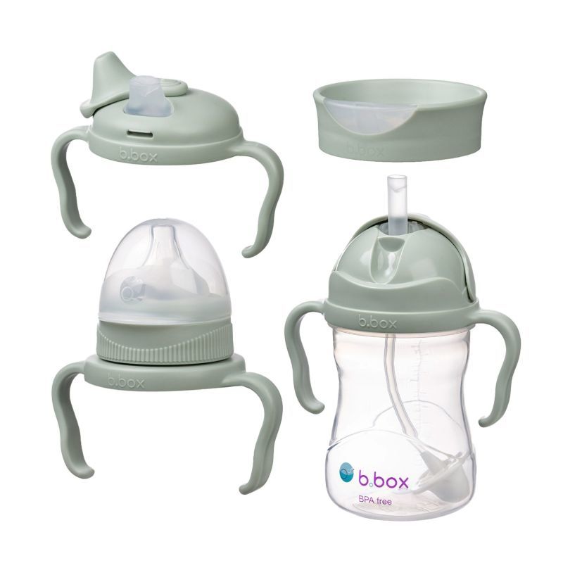 【送料ラッピング無料】 ビーボックス b.box Transition value pack ステップアップマグパック セージ ..