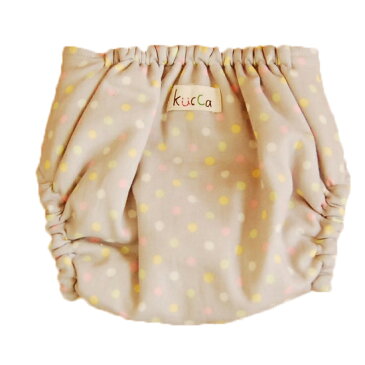 【ポイントさらに10倍】【メール便対応】 kucca クッカ 布おむつカバー パステルbabyグレイ Lサイズ (10kg〜) テープタイプ トイレトレーニング【あす楽対応】【ナチュラルリビング】【ラッキーシール対応】