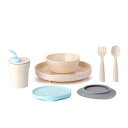 \全商品11倍以上!/【訳あり・在庫限り・お買い得】 アウトレット ミニウェア miniware ベビー食器セット アクア 離乳食 お椀 天然素材 子供用食器 ギフト