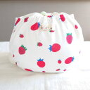 【メール便対応】 kucca クッカ 布おむつカバー Miss Strawberry Crazy Lサイズ 10kg〜 テープタイプ トイレトレーニング